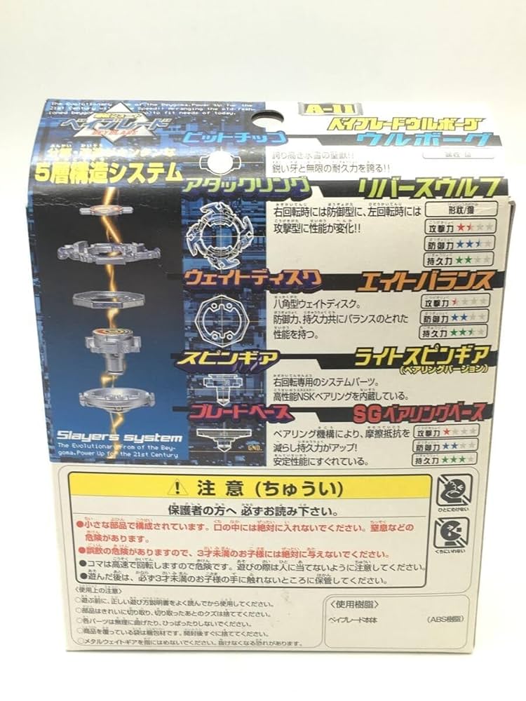 ☆新品未開封品☆ベイブレード　ウルボーグ　A-11 ブースター Amazon | 爆転シュート ベイ/ウルボーグ/A-11/ブースター/持久